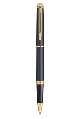 Waterman Hémisphère flat black golden trim Rollerball pen S0920750/8330010