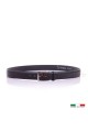 NOS020/35 CEINTURE EN CUIR Italienne - Noire