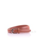 NOS003/35 CEINTURE EN CUIR PLEINE FLEUR - Noir