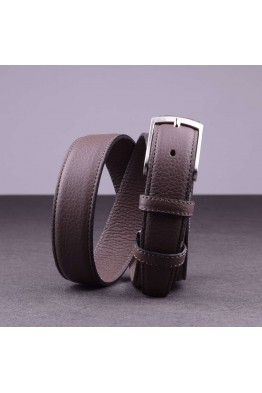 NOS021 CEINTURE EN CUIR Italienne - Taupe