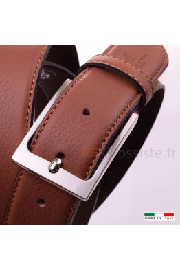 NOS003/35 Leather Belt - Cognac