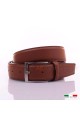 NOS020/35 CEINTURE EN CUIR Italienne - Cognac