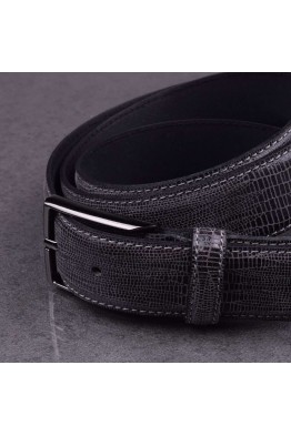 G943 Leather belt Gray