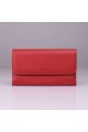 Fancil FA206 Leather organizer wallet : colour:Red