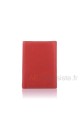 Portefeuille cuir Fancil SA901 : couleur:Rouge (Red)