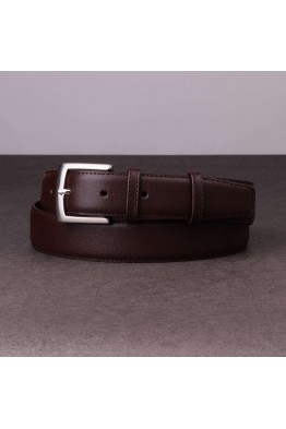 233 Dark Brown Leather Belt 