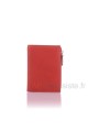 Portefeuille cuir Fancil SA902 : couleur:Rouge