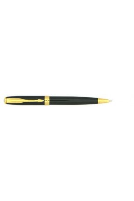 8810778 Parker Sonnet Mini ballpoint pen black lacquered with golden attribute