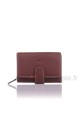 Leather purse Fancil SA904 : colour:Marron foncé
