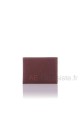 Leather Wallet Fancil SA908 : colour:Marron foncé