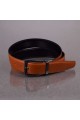 J072 CEINTURE REVERSIBLE EN CUIR ITALIENNE