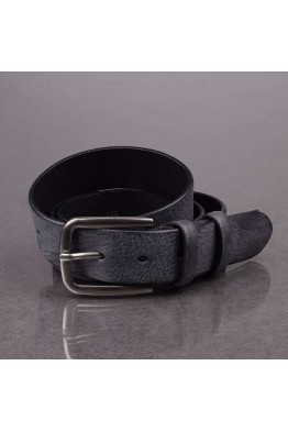 italian F056 black leather belt 