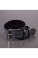 J056 CEINTURE EN CUIR ITALIENNE NOIR