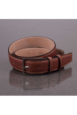 italian J023 brown leather belt 