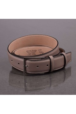 italian J023 light brown leather belt 