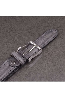 J034 CEINTURE EN CUIR ITALIENNE NOIR