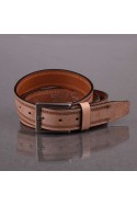 J040 CEINTURE EN CUIR ITALIENNE COGNAC