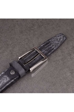J040 CEINTURE EN CUIR ITALIENNE NOIR