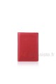 Leather Wallet Fancil FA201 : Color:Red
