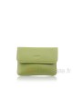 Leather purse cuir Fancil FA204 : Color:Green