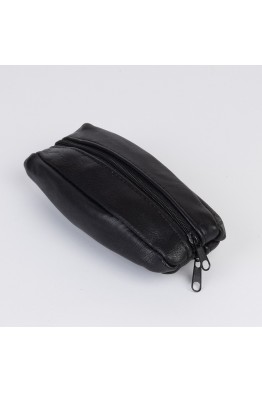KJ0009 lot de 12 Porte-monnaie grain de café croûte de cuir