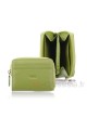 Leather purse cuir FA216 : colour:Green