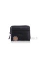 Leather purse cuir FA216 : Color:Black