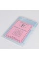 PL001 paquet de 10 étui plastique pour carte grise / permis