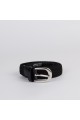 ZSP-357-2-5 Braided elastic belt : Color:Black
