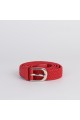 ZSP-357-2-5 Braided elastic belt : Color:Red