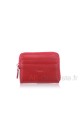 Leather purse cuir FA216 : Color:Red