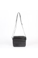 KJ275 Leather reporter bag : Color:Black