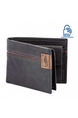 LUPEL® - L632AG leather wallet with RFID protection