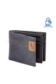 LUPEL® - L638AG leather wallet with RFID protection : colour:Black