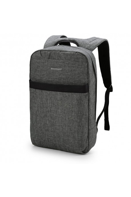 BAGSMART laptop backpag : colour:Gris fonc&eacute;