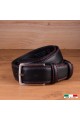 A1549 CEINTURE EN CUIR Italienne - Noir