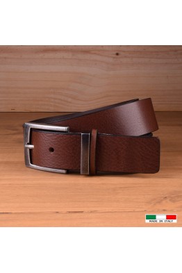 A1517 CEINTURE EN CUIR Italienne - Marron