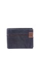 LUPEL® - L415AG Leather Wallet with RFID protection : Color:Navy
