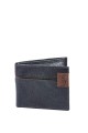 LUPEL® - L439AG Leather Wallet with RFID protection : Color:Navy