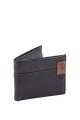 LUPEL® - L439AG Leather Wallet with RFID protection : Color:Black