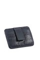 Rubre L462AG small leather cardholder : Color:Navy