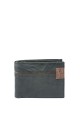 LUPEL® - L453AG Leather Wallet with RFID protection : Color:Black