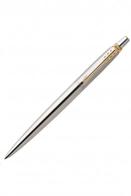 Parker Jotter ballpoint pen Stainless steel golden attributes 1979553 GT