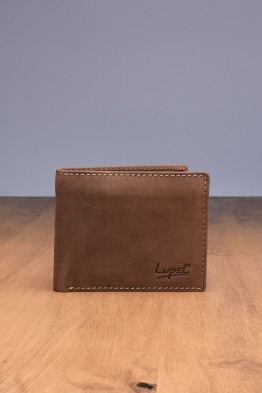 LUPEL® - L496AV-R Leahter Wallet with RFID Protection