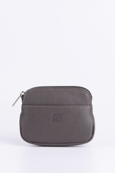 ZEVENTO ZE-2122 Leather coins purse : colour:Taupe
