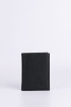 ZEVENTO ZE-2130 Porte-carte en cuir de vachette : Couleur:Noir
