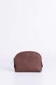 ZEVENTO ZE-2121 Leather coins purse : Color:Chocolat