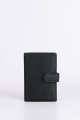 ZEVENTO ZE-2125 Leather wallet : Color:Black