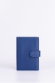 ZEVENTO ZE-2125 Leather wallet : Color:Blue