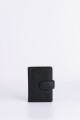 ZEVENTO ZE-2124 Leather card holder : Color:Black